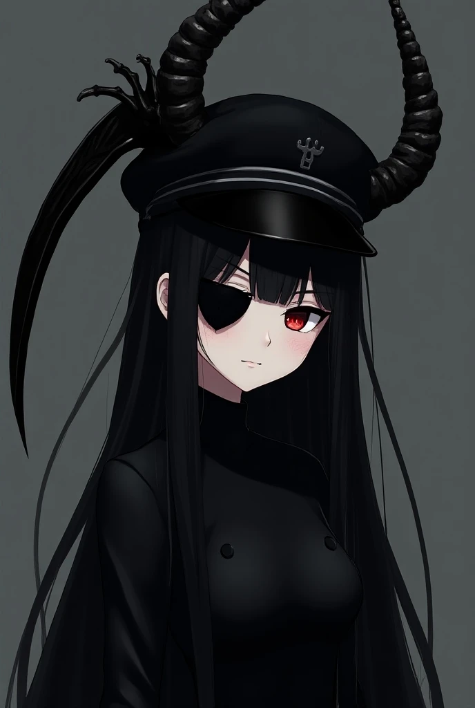 juder_style, score_9, score_8_up, score_7_up, score_6_up, score_5_up, score_4_up, hd, (ultra hd quality details), 8K, 1girl, long hair, Hourglass body, yellow eyes, black hair, yellow highlights, 2d illustration, wavy hair, serious face, combat, black veil, black sclera, skull crown, fur neck