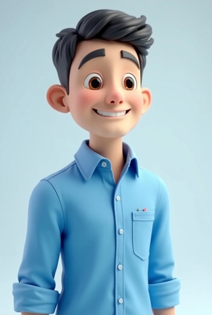 Menino gordinho , moreno, sorrindo
