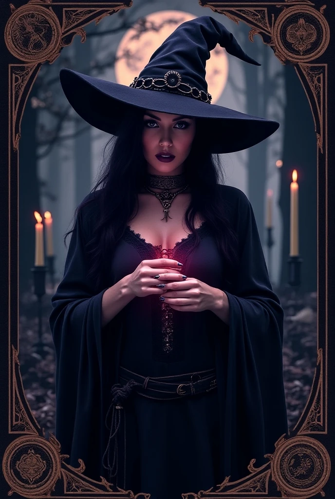 a woman with a crown of thorns holding candles in her hands, gothic fantasy art, dark fantasy style art, dark fantasy art, in style of dark fantasy art, priestess of the damned, gothic maiden of the dark, fantasy dark art, dark fantasy mixed with realism, gothic maiden, dark fantasy portrait, gothic maiden shaman, dark fantasy digital art