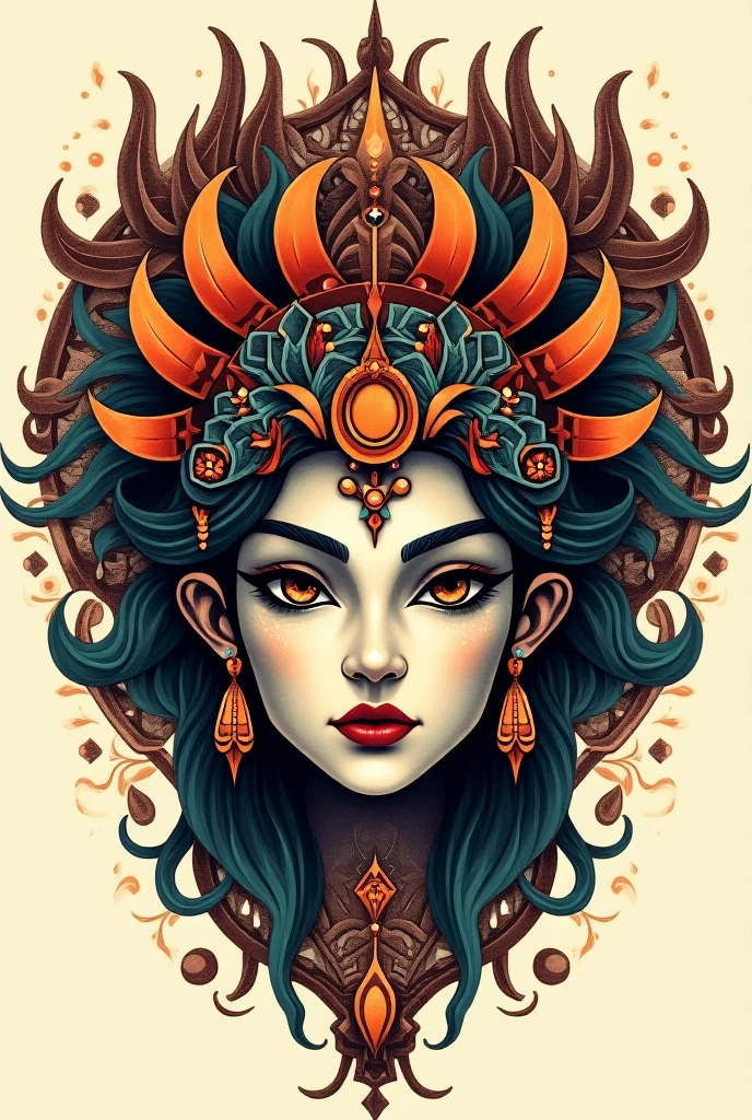 Boitatá is an indigenous myth that indicates a serpent of fire or light with big eyes, arte da camiseta, 2D, ((fundo preto: 1, 5)), vetor, cores vivas, obra-prima, melhor qualidade, detalhes intrincados, perfect symmetrical face, detalhes realistas, gothic theme, luz de aro, luar, cinematic shading, Greg Rutkowisk