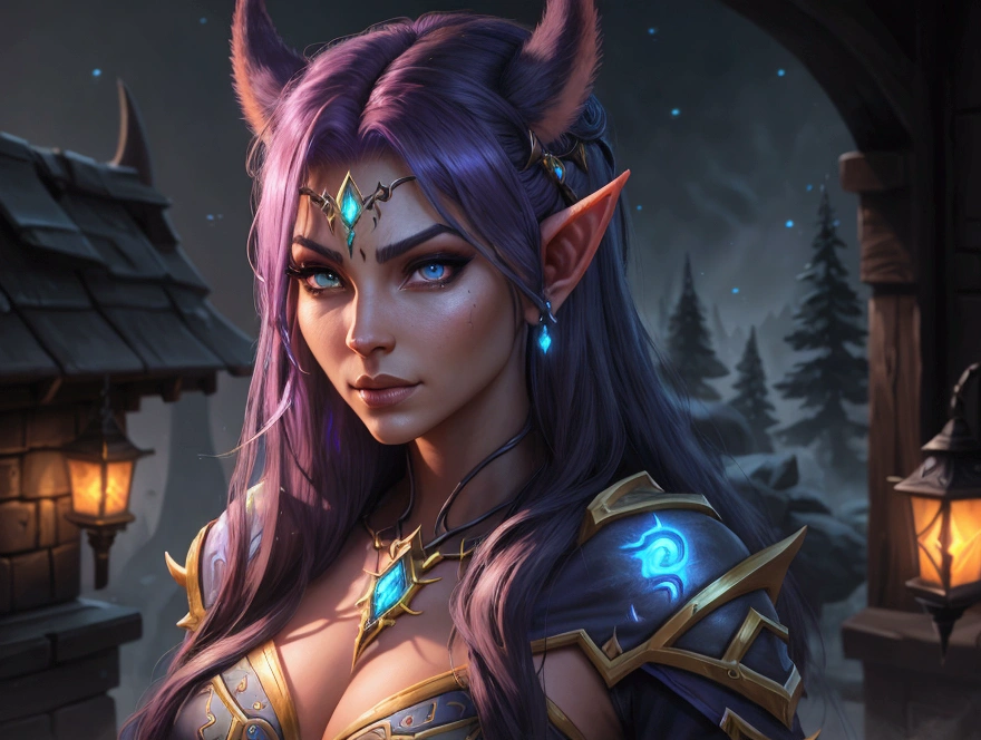 Obra prima, melhor qualidade, A young female orc sorceress, usando tunica, capuz, cabelos brancos, segurando um cajado, ultra detalhado, 8k, muito reailista