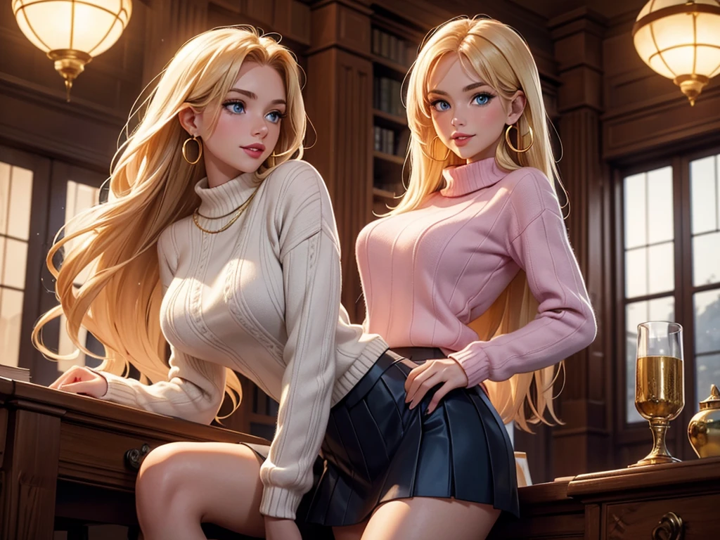 1girll，photo-realistic，Golden hair，Black eyes，facing to audience，huge tit（1.2），spread their legs，Vulvar shape，Farbe