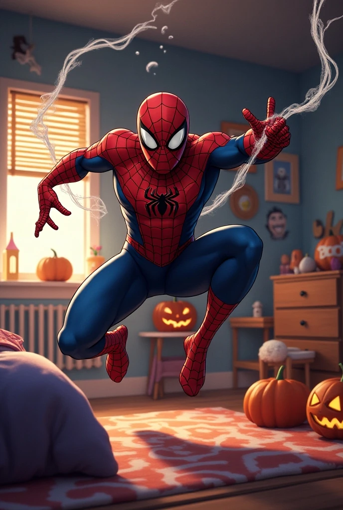 Spider - Man halloween sublimation, vector art, ArtStation 4K, cg arte