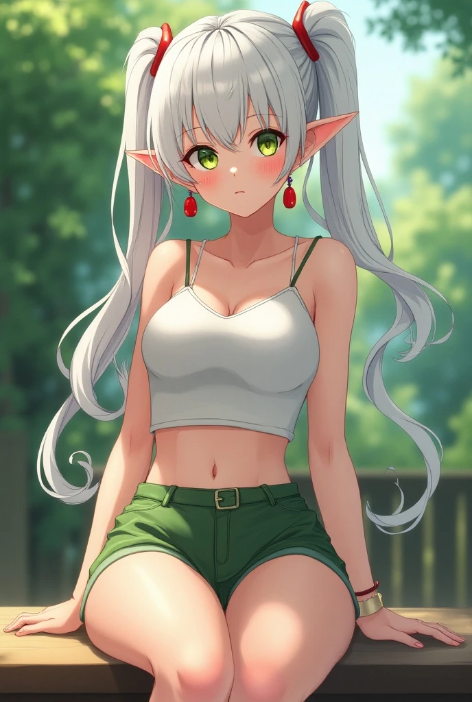 elfe, bikini, cheveux longs couette blanc, yeux vert, anime girl avec de gros seins et gros mamelon Elon qui pointe, séduisante fille d’anime, Ilya Kuvshinov. 4 km, [ Art numérique 4 km ]!!, Style Anime 3D réaliste, Jolie fille d’anime, Artgerme extrêmement détaillé, Oppai, Style anime 4 K, Rendu photo réaliste Anime girl, Anime hyper réaliste, style anime. 8k, Femme sexy, elle rougit, elle veut plaire aux hommes,