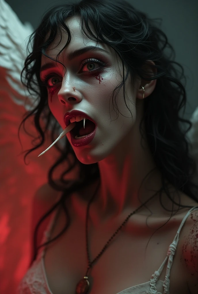 Please open your mouth wide:1.9), (Semen-covered .:1.8), (Frightened expression:1.5), (A look of contempt:1.5), Luxury hotel interior, Browsing Caution, masterpiece, Highest quality, Accurate, 超High resolution, retina, Very detailed, Awards, High resolution, Anatomically correct, (Realistic:1.4), RAW Photos, (Soft Saturation:1.3), (Fair skin:1.2), 8k, 1 person, Mature adult woman, Beautiful evil, Evil and nasty sexy women, (Perfectly beautiful woman, A perfectly beautiful face, Perfectly beautif