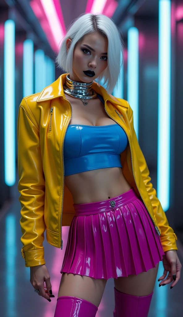 Photorealistic photo, ((((Full length photo)))), 10k resolution, (((Full body))), ((Exceptional quality)), ((Masterpiece)), Kim Kardashian as Harley Quinn in Suicide Squad, Hard Focus, Accurate Shading, Subsurface Scattering, Complex, Fine Detail, (High Quality, Good, Masterpiece), Photography, , Natural Light, 4K, RAW, Centered, Beautiful, Super Detail, Sony A7 IV , Face Detail, Super Realism, Effect Shot, Immersive Realism. KimLoRA1
