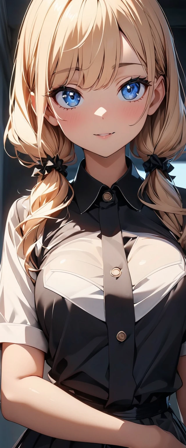 One girl, alone, View your viewers, Blonde long hair, Wearing a corset, Big Ass, Brown eyes, Upper Body, Gray background, Normal , lips, Realistic, A konigsreuter