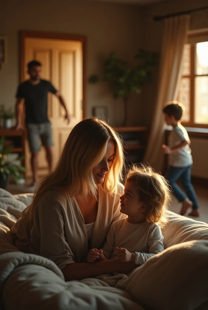 European and American mother and son,Having sex