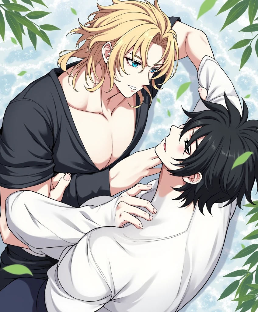 A naked boy and a sex affair