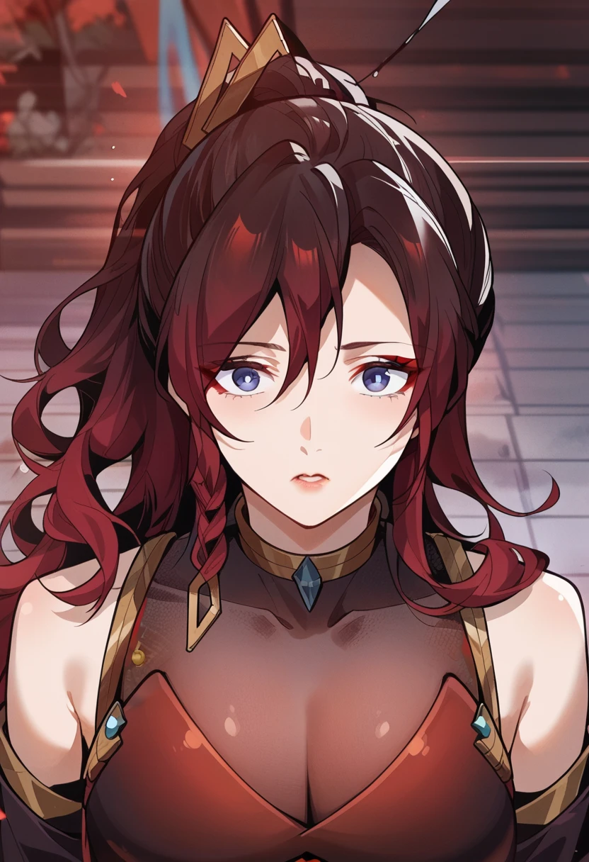 (masterpiece), Best quality, expressive eyes, perfect face, a high resolution, (8 K), (perfect face), (Ultra Details), 1 girl, One, Terry Bogard's girlfriend, blonde hair, Ponytail, Blue eyes, long hair, baseball cap, fingerless gloves, denim shorts, shoes, hands on chest
, blushing, frightened, excruciating, with open mouth, room background, No posing, standing, portrait, Looking down