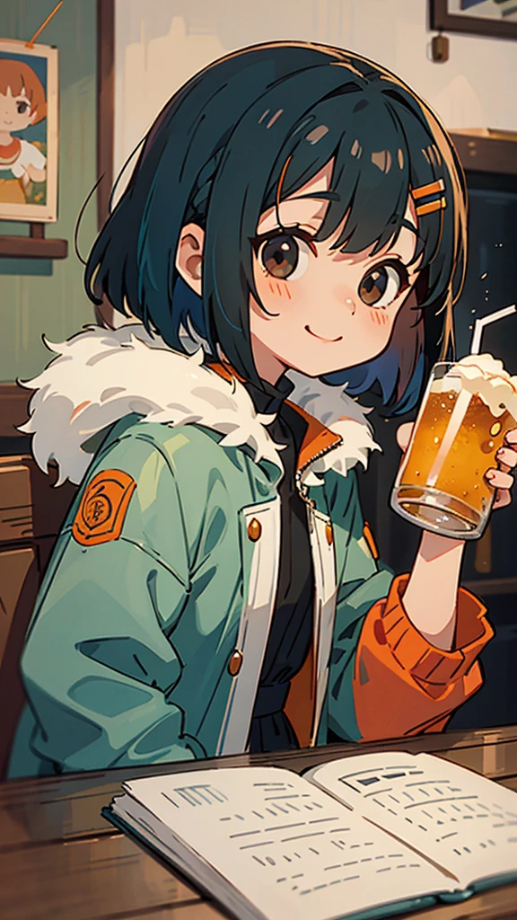 (masterpiece、top-quality:1.2), 独奏, 1girl in, piper, A smile, facing the front there, Look at viewers, (Sitting in front of a computer、Drinking beer:1.2), blonde hair, poneyTail, Fingerless gloves, ((Cat's ears, no sleeves, Crimson Red Baseball Cap、Crimson Red Baseball Uniforms,"eagles"And printed:1.2)), (personal computers、blondehair, Short hair, Bangs, Wearing a headset,Being drunk、blushed),((More Geek's Room:1.2)),On a dark night