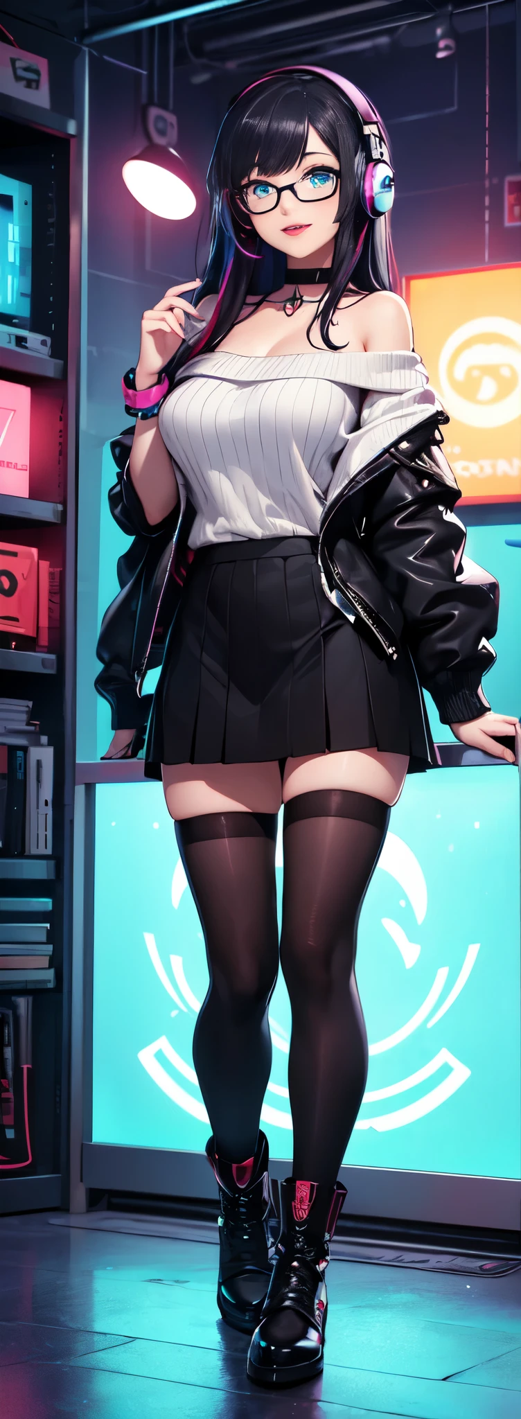 A girl with her hands on a desk at school,mini skirt,From directly behind,Back view,Panties in full view,No underwear,