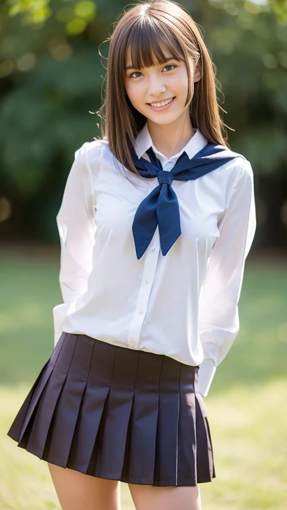 masterpiece、((Beautiful Japanese elementary school students))、(Japanese Model)、((Beautiful Japanese Junior High School Students))、((Beautiful 12 year old girl))、(Black Hair)、(Straight hair)、(ponytail)、((whole body))、((Flat Chest、Small breasts))、(Slender body)、(whole body光沢肌、Fair skin)、((暗い cold stormy weather))、((Pouring rain))、((heavy rain))、((In the Storm))、((School Playground))、((Sailor suit、Sailor Skirt、半袖の光沢のある濃い色のSailor suit、White sailor collar、Navy blue pleated skirt、Red ribbon、White Stockings))、((Pouring rainの中(A girl standing in the center of the schoolyard))、((Pouring rainの中で嘆いている少女))、((Pouring rainを浴びて(Soaked skin from head to toe))、((Rain dripping from the skin))、((Her naked body is clearly visible through her wet uniform))、((びしょ濡れのSailor suit(肌にピッタリとフィットしたSailor suit))、((Sailor suitから滴る雨水))