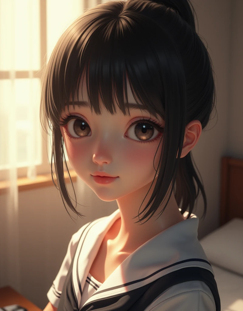 ((6year old girl:1.5)), complete anatomy, children's body, child, super cute, girl, , random poses,random angles,

Long black hair, (junihitoe), tatami room, Japanese,

 beautiful girl, 1 girl, loli, petitrl, top quality, masterpiece, high eyes,drooping eyes,(realism: 1.2)), petite, bangs, tall eyes, natural light,(aquamarine eyes), (short hair),bangs, beautiful girl with fine details, Beautiful and delicate eyes, Beautiful girl, detailed face, Beautiful eyes, beautiful shining body, 8K images,