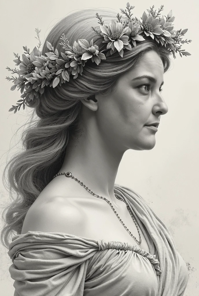 Arabian woman in white dress and blue cape holding golden flowers, greek goddess athena, golden goddess athena, goddess of greek mythology, old greek goddess, greek goddess, elderly greek goddess, goddess. Extremely high detail, 3 d goddess minerva, a stunning portrait of a goddess, athena goddess of wisdom, roman goddess, portrait of a beautiful goddess