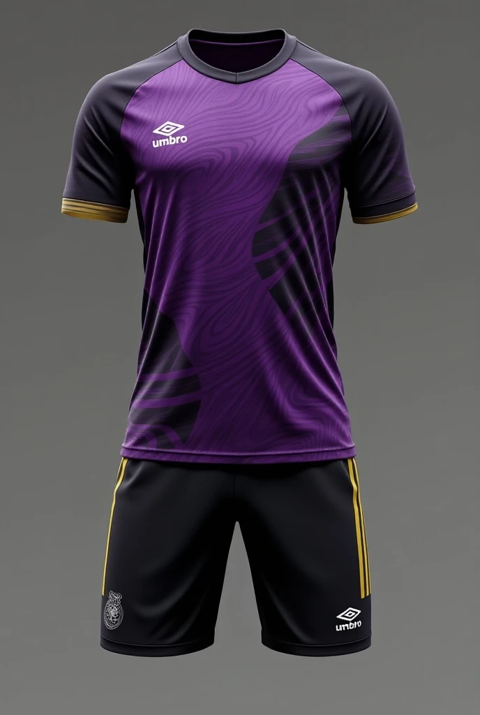 Uniforme de fútbol ⚽ completo de color rosado con morado subliminado
