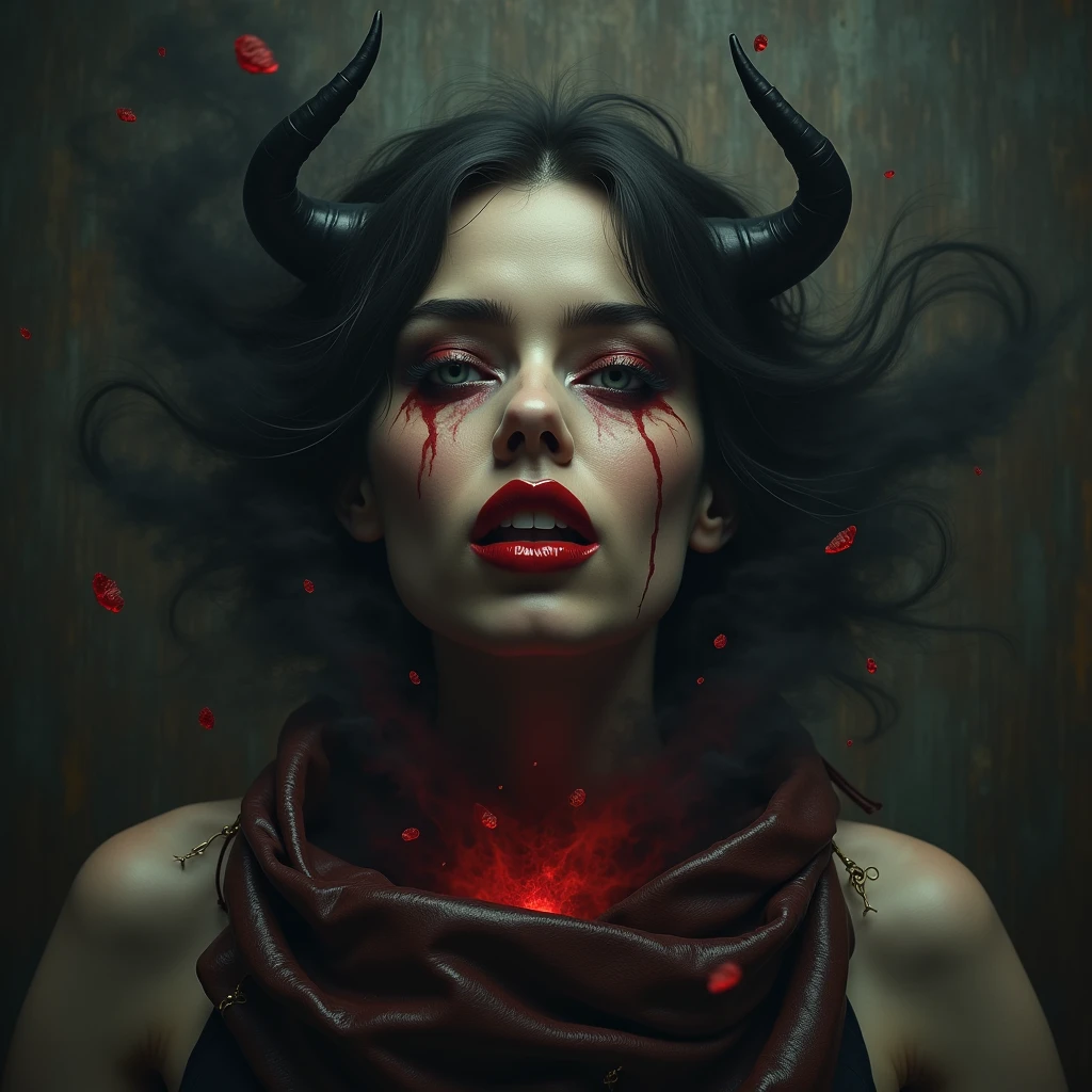A succubus enter in a woman’s head
