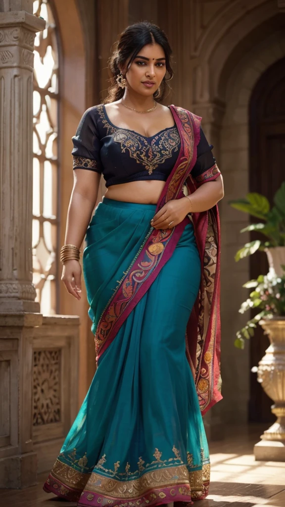 Day scene, full body photo of a plus sized 45 year old indian with a man from top view, (Masterpiece, Best Quality, High Resolution), office Background, (cum Splash on her breasts and nipples, cum Splash on her face, Splash of cum, cum Splash on her blouse, cum Splash on her eys), Sweet 25 year old South indian women sitting on her knees in a crowded party hall with a man, hour glass body red lips, silver colour silky gown, lightly makeup,ultra realistic, realistic, look at viewer (cinematic:1.3), intricate details,