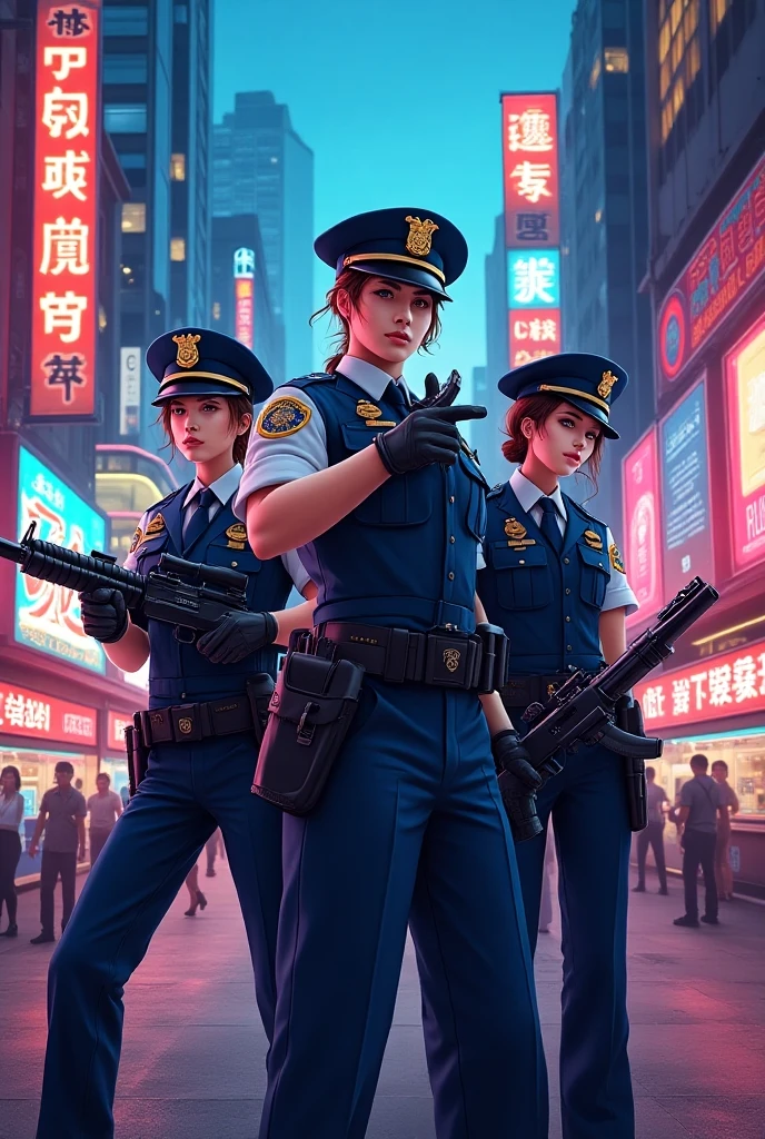 a close up of three people in uniform standing near each other, police man!!, police, gta art style, police officers, police officer, officer, style of red line anime movie, initial d anime, sankakucomplex anime image, tokyo anime scene, high quality fanart, manhwa, gta chinatowon art style, character design police man!!, cop,manga style art, manga style art, manga style art, manga style,manga style art, manga style art, manga style art, manga style,manga style art, manga style art, manga style art, manga style,manga style art, manga style art, manga style art, manga style,manga style art, manga style art, manga style art, manga style,manga style art, manga style art, manga style art, manga style