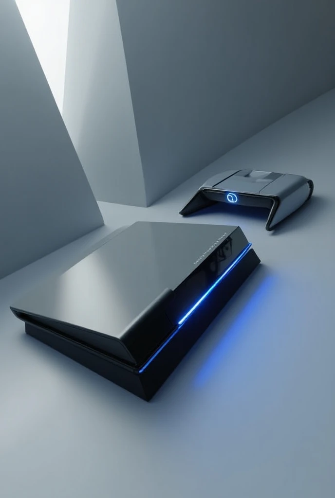 a stick playstation 4 with stylish futuristic design