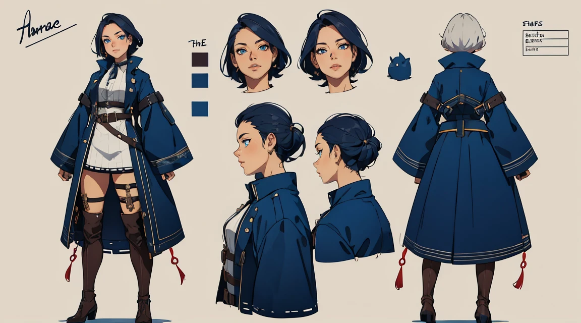 The original female character reference sheet is available,