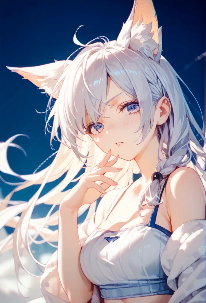 Anime style. In the middle of a large forest in North America a rave is celebrated. Es verano, hace calor, Es de noche y hay hogueras que dan buena luz a la imagen. Una mujer de gran belleza con un look alternativo y pseudo-hippie baila con los brazos abiertos en estado de euforia y trance. (La mejor calidad) (obra maestra)