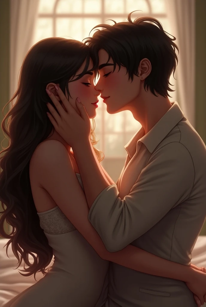 For a few moments, my love, let me hold you close, Let these fleeting times be enjoyed through our gaze.