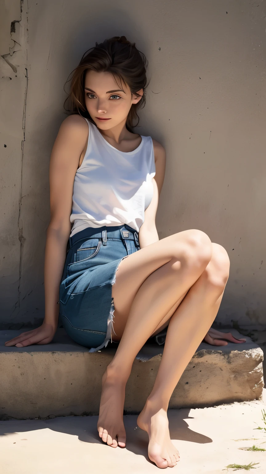 Feet real Russian girl