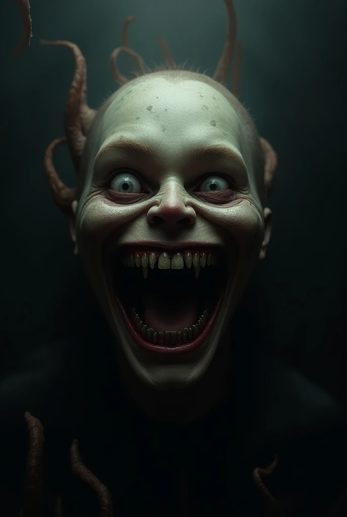 a beautiful living organism with one head, two arms, two legs, two eyes, one nose, one mouth 32 teeth and hair on its head