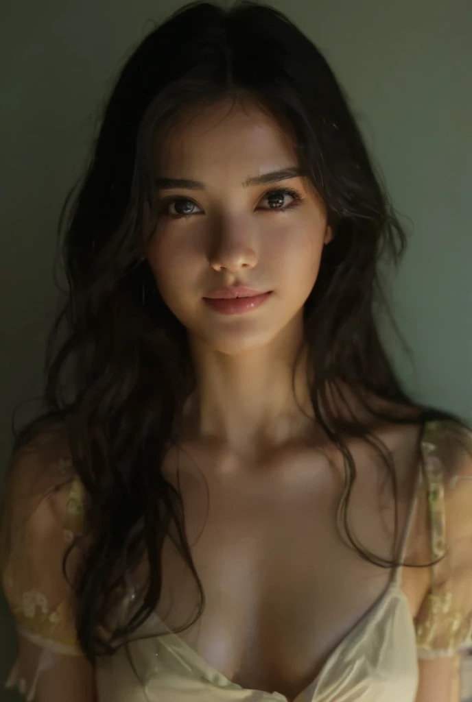 (Super Realistic Movie Master Pie with Super Detailed Primetime Portraits、highest quality、16K high resolution、Super detailed、masterpiece、Live shooting:2、photorealistic:2、hyper realism:2、sharp focus、very delicate and beautiful、fine details)、1 naked filipina female、show chevage, sex with men