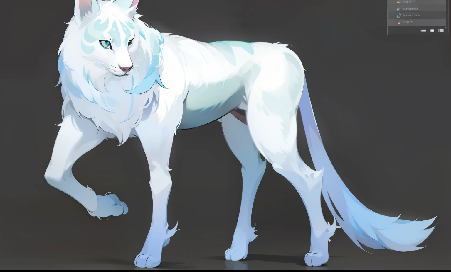 ultra-detailed, masterpiece, masterwork, high quality, best quality, hdr, ((reference sheet, three views from front, back and side, costume setup materials)), posted on e621, (by hioshiru), nsfw, female, (white little body dragon), hairy dragon, (long silver hair, yellow eyes, detailed eyes, white body), standing, (nude)