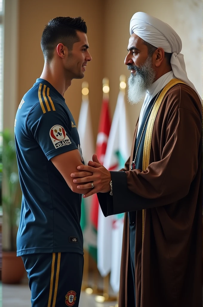 araffes in a black hijab is holding a soccer player, viral photo, hug, celebrate goal, miro petrov, impressive winning photo, hugging his knees, viral image, jamie reid, winning photo, celebration, very emotional, maxim shirkov, by Martin Benka, andrei tarkovski, sergey krasovskiy, award winning shot