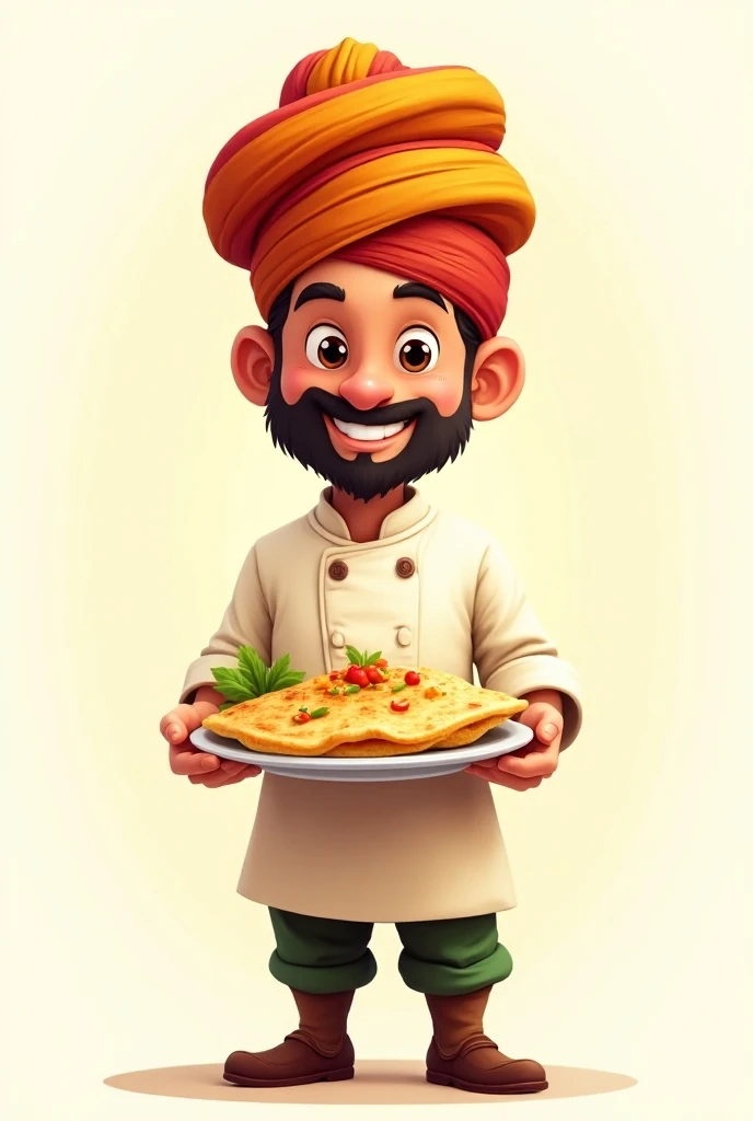 muslim bhai making biryani in big pot picture cartoon