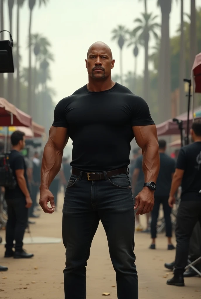 dwayne johnson, full body