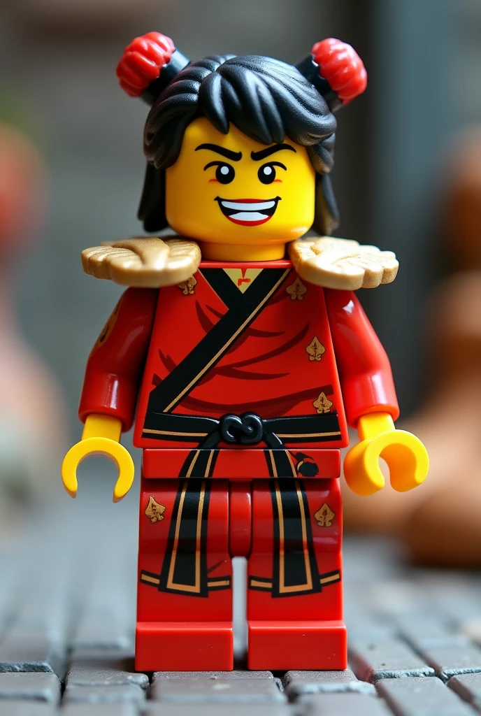 A lego minifigure of Chun-li 