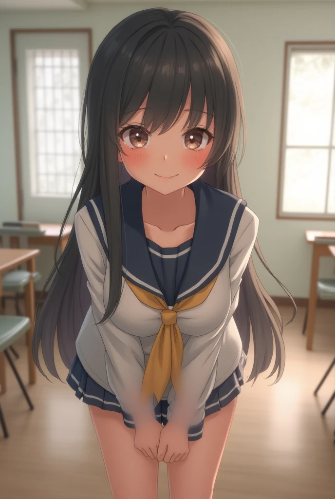 Chitanda Eru,(raw photo,best quality, insanely detailed, masterpiece, perfect face, insanely detailed perfect fingers, beautiful and aesthetic:1.2, highest detailed face),(((Scale to fit the dimensions, character focus,looking at viewer))), BREAK (((1 girl is pulling down her white panties))),{ 18_y.o. Caucasian school girl, adorable, cute, enjoying, mischievous smile:1.3,gal,gyaru:1.2},((( pantypull))),( school uniform),( plaid mini skirt:1.3),BREAK super detailed beautiful white skin, huge Perky breasts:0.9, toned slender body, small hips,thin legs,messy blonde hair, dark brown Eyes,double eyelid,BREAK cinematic dim lighting, depth of field, beautiful scene of classroom, desk, chair, blackboard behind,( official art, extreme detailed, highest detailed)