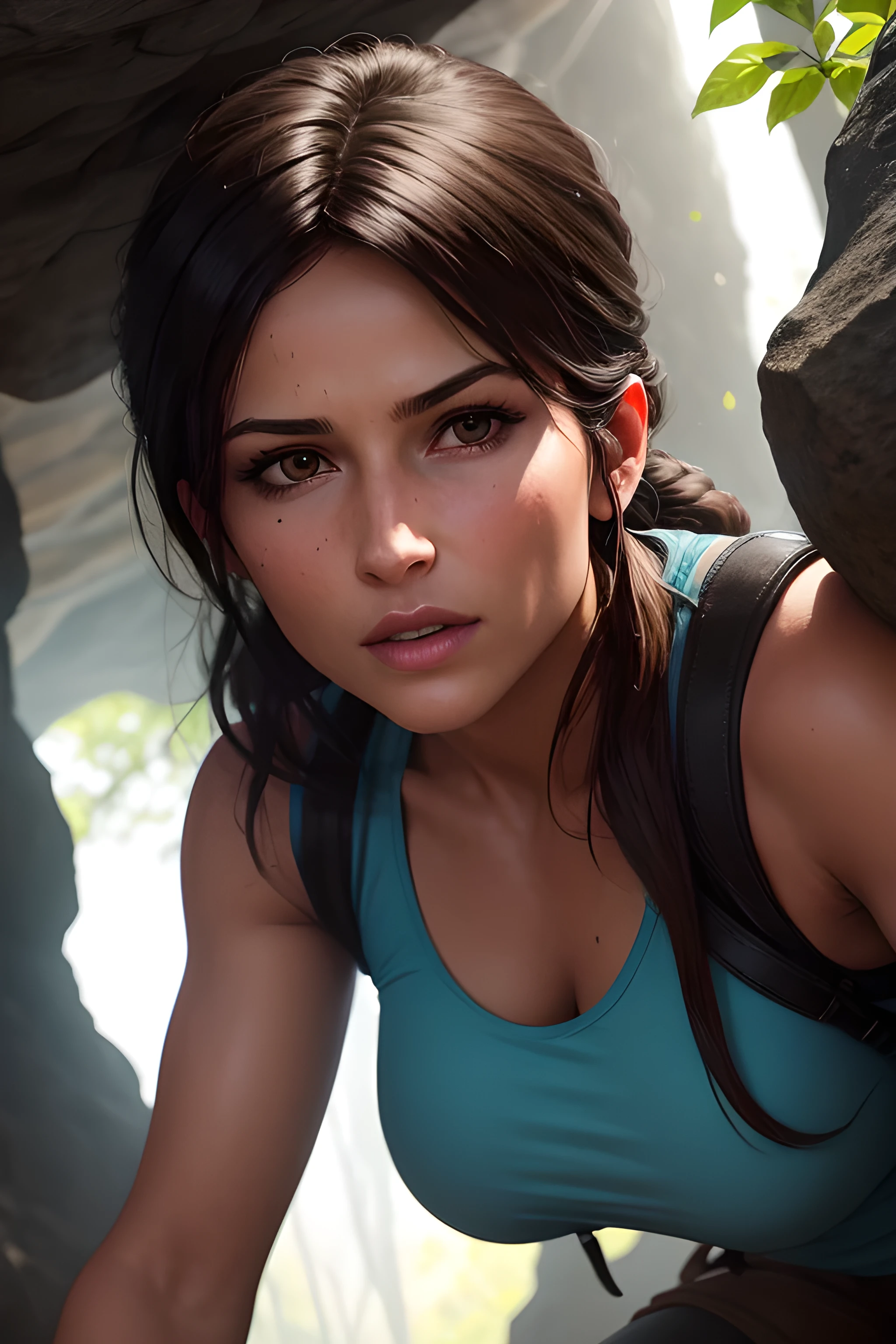 Lara Croft conducting rope rescue training,(A group of climbers:1.1),Rescue operations,action sports,Climbing,mountain peaks,Cord,challenge,highly,Courage,(Heroic rescue scene:1.2),Emergency Response Team,full body shot of, (Jaw-dropping effect), ,(Studio lighting), DLSR, sharp focus, soft lighting, masterpiece, perfect face, ultra detailed face, perfect brown eyes, beautiful face, black\ clothes