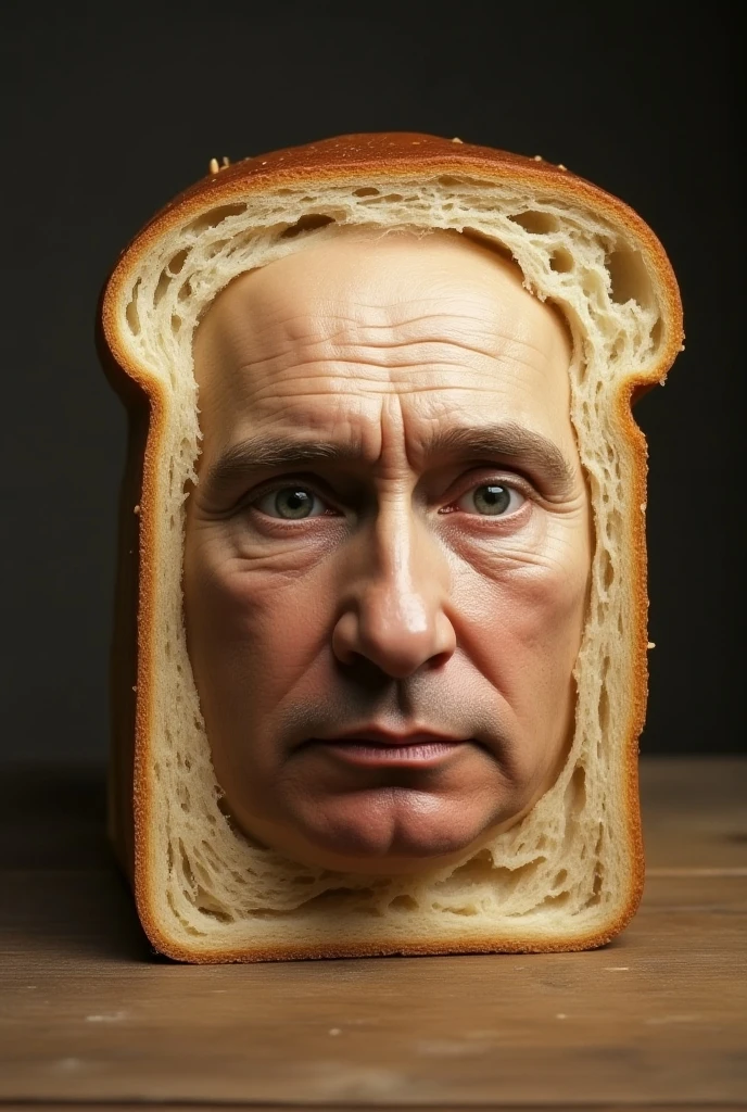 WomanYellingP2, solo food, 1boy Vladimir Putin looking smug <lyco:WomanYellingAtCatMeme:1.0>