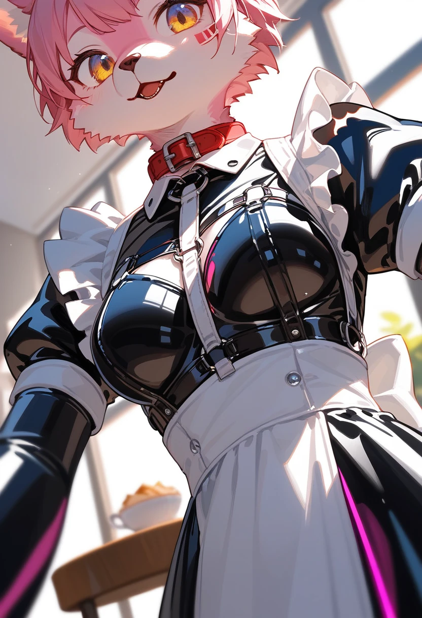 Best picture quality, 8K, tmasterpiece:1.3)), Beautiful woman with slender abs:1.3, (Casual hairstyle, Leaky big breasts:1.2), hands tied behind her back, shift dresses:1.1, Ultra-fine face, pink rose hair, ((underboob)),A detailed eye, double eyelid,(bdsm:1.3),Transparent swimsuit at home, and its fullness, Wet clothes, hyper HD, Masterpiece, High details, High quality, Massut works of the highest quality, of the highest quality, hyper HD, max res, Very detailed, Clean skin, Anime, full body, Slender, Very cute, , Braided hair, lying down, Wide open legs, Raised Legs, Erotic lingerie, half-shedding clothes, Half flows down, Wet clothes,, Clothing visible at the tip of the chest, Sweat, Light clothes, clothes with a see-through tummy, underbust, Embarrassed, Blushing, kneeling, sideviewblowjob, sitting on her knees, spread thighs, hands tied behind, sexy pose, kneeling, sexy maid dress, eye contact with a man above her, a man standing above her, looking up at a man, intense eye contact