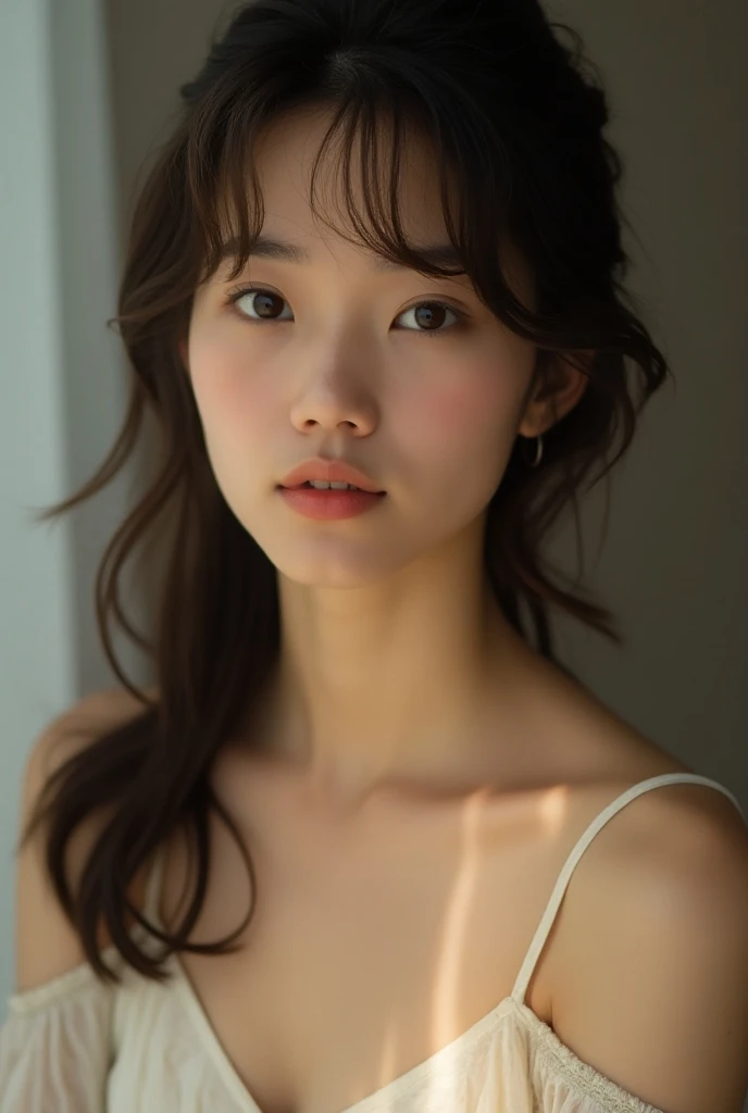 Top quality, realistic, very delicate and beautiful, RAW photos, professional lighting, face lighting, depth of field, single focal, whole body, 3 woman, (pureerosface_v1: 0.33), (ulzzang-6500: 0.33),