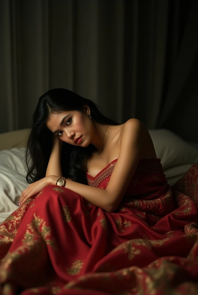 (Best Quality, masutepiece), 1girl in, big tits,photo real, indonesian, erotic