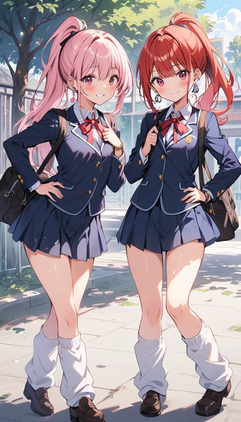 twinsies,redheadwear,silk stockingsa,Get wet,wet light clothes