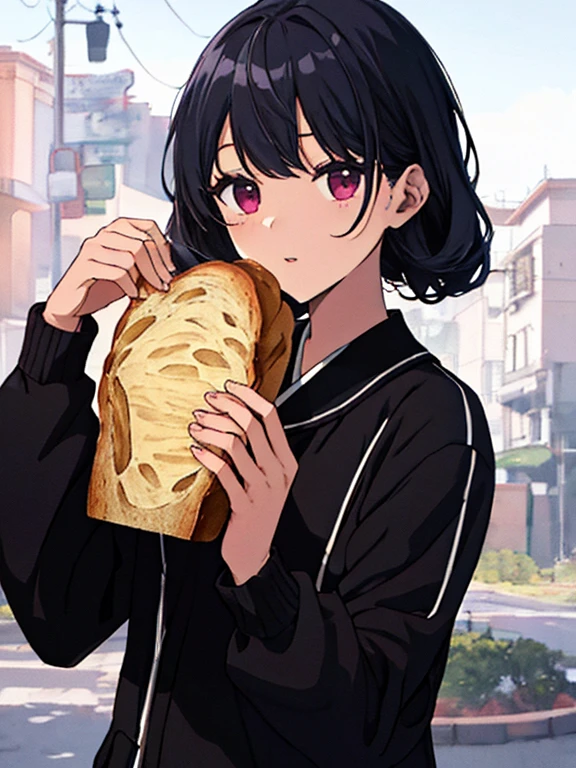 (A slice of bread ), (A Piece of Bread), (Shima Rin), 18 years old, masterpiece:1.2, masterpiece, highest quality, UHD, retina, masterpiece, ccurate, anatomically correct, textured skin, super detail, high details, high quality, best quality, highres, 8k