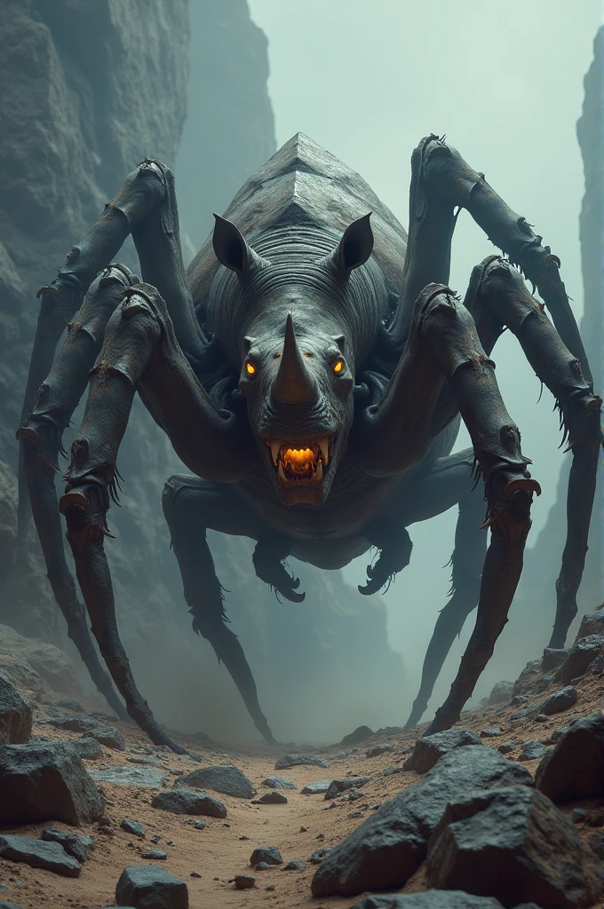 One scorpion and one bug combind body look stand , body look completely danger and burning look his face and body in left side