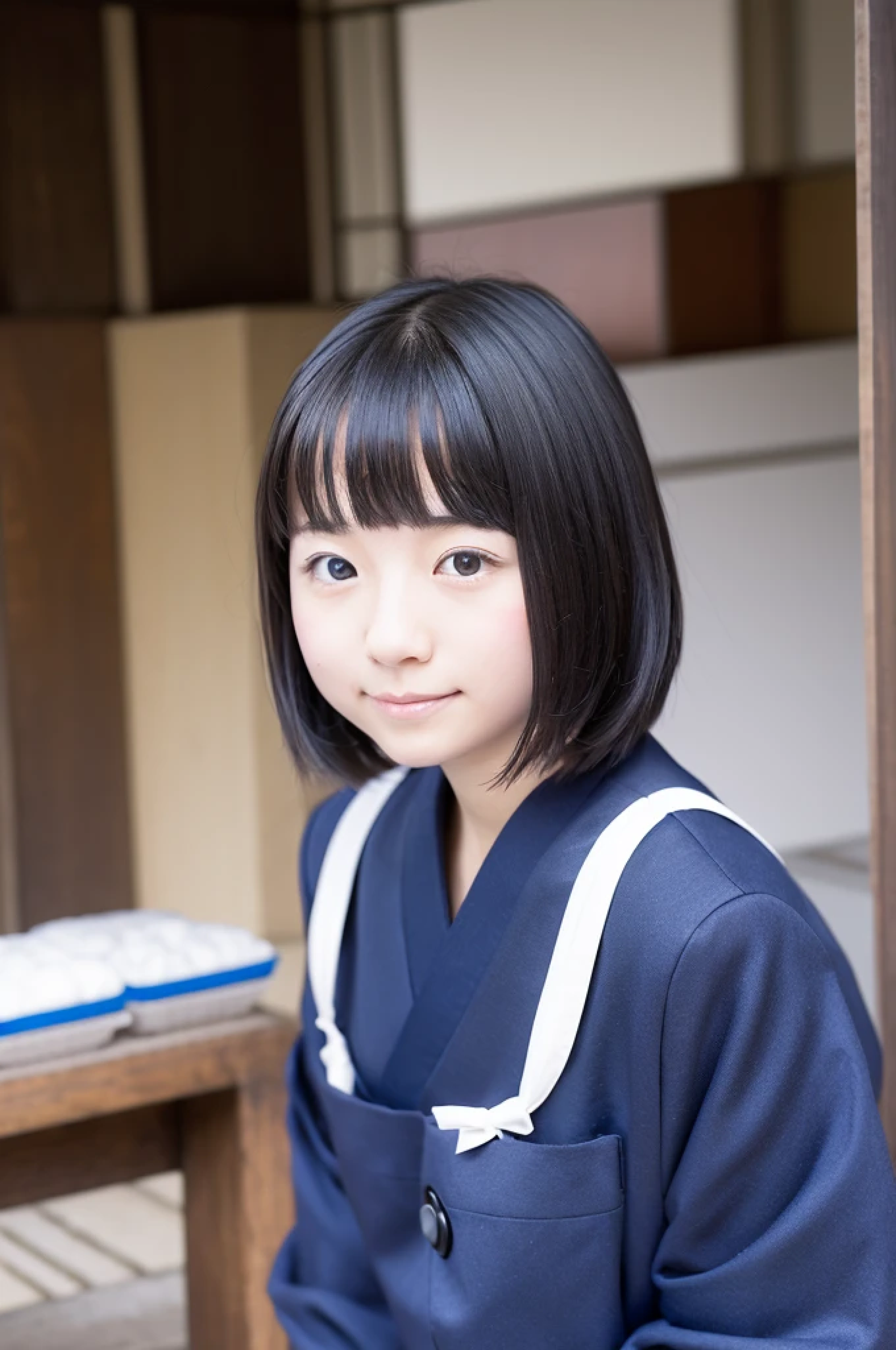 beautiful japanese female、、cute little:1.4