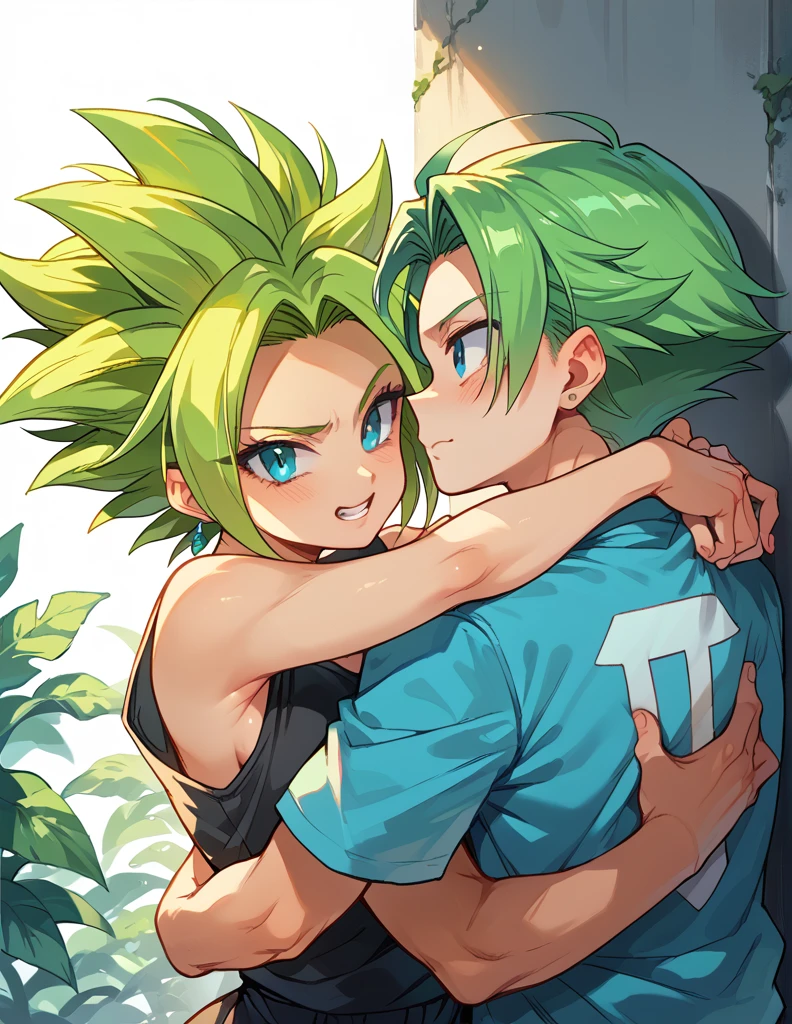 Kefla hug boyfriend niño pequeño 