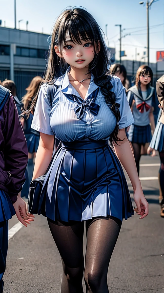 Raw photo、((((fullnude))))、((((nakeness))))、(((multiple girls))),((((6+girls)))),((((100girls)))),(((1000girls)))、(((crowd shot))),((((Gigantic Breasts))))、(((A slender)))、Women only、(((Large group))),(exhibitionist:1.4),Crowd Circle View、traffic jam、japanes、The same face、Long black hair,chiquita、(orgasm face:1.4)、Boulevards of the city、Exposure Play、selfee、same person