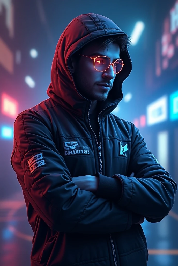 Create a profile picture for my Twitch account with the font ZANDERO77