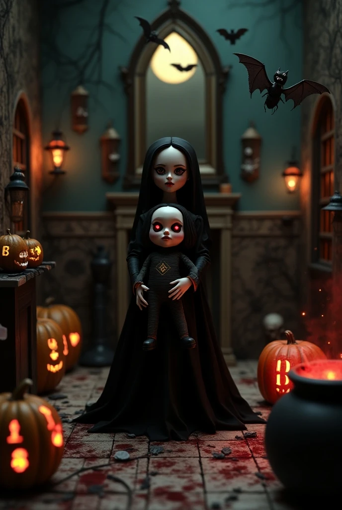 ((realistic,digital art)), (hyper detailed),h4l0w3n5l0w5tyl3DonML1gh7 Haunted School, Spellbinding, Haunted Dolls, Haunted Mirror, Zombie Ambiance Lighting, Retro Halloween, <lora:h4l0w3n5l0w5tyl3DonML1gh7-XLv1.3-000010:1>