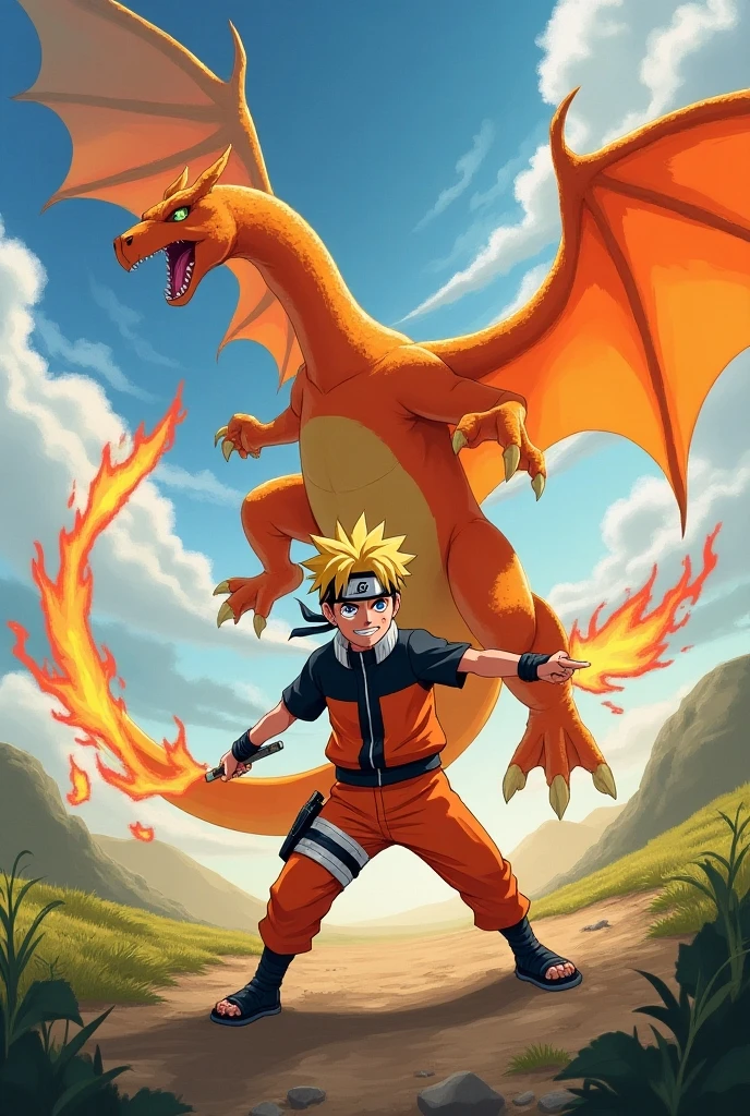 Dracaufeu fight versus naruto
Background on the space